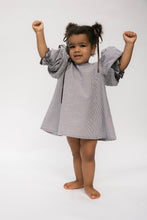 Load image into Gallery viewer, PICNIC DRESS | 100% COTTON SEERSUCKER | CHOCOLATE GINGHAM